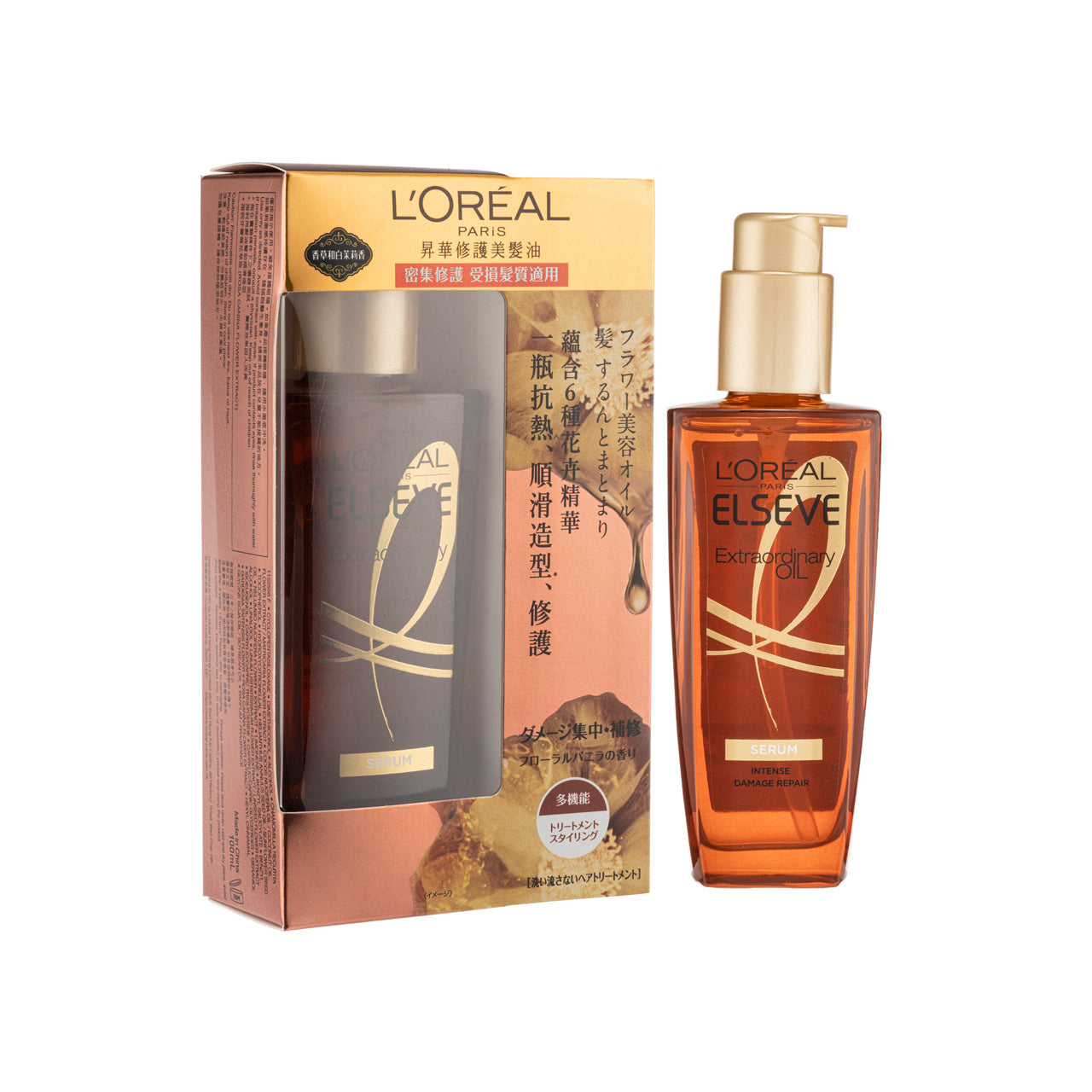 L'Oreal Paris Extraordinary Oil Serum Intense Damage Repair For Damaged Hair 100ml