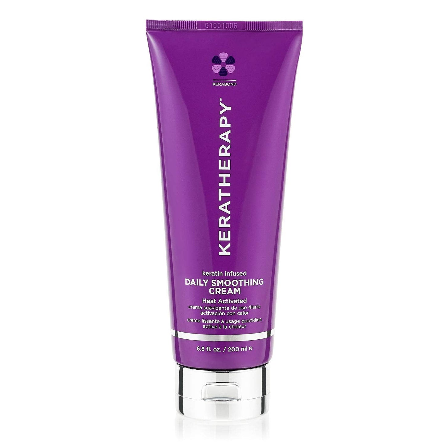 KERATHERAPY Daily Smoothing Cream, 6.8 fl. oz., 200 ml - Keratin Infused Smoothing Cream for Blowouts with Collagen, Jojoba Oil, Wheat & Argan Oil