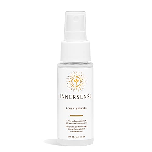 INNERSENSE Organic Beauty - Natural I Create Waves Pink Himalayan Salt Spray | Non-Toxic, Cruelty-Free, Clean Haircare (2oz)