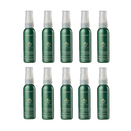 Olive Oil EVOO Lite Leave-in, 2 oz (10 Pack) - Regis DESIGNLINE - Leave-In Conditioner Treatment Restores Dry and Damaged Hair without Build-Up and Protects Against Damage and Dryness (2 oz)