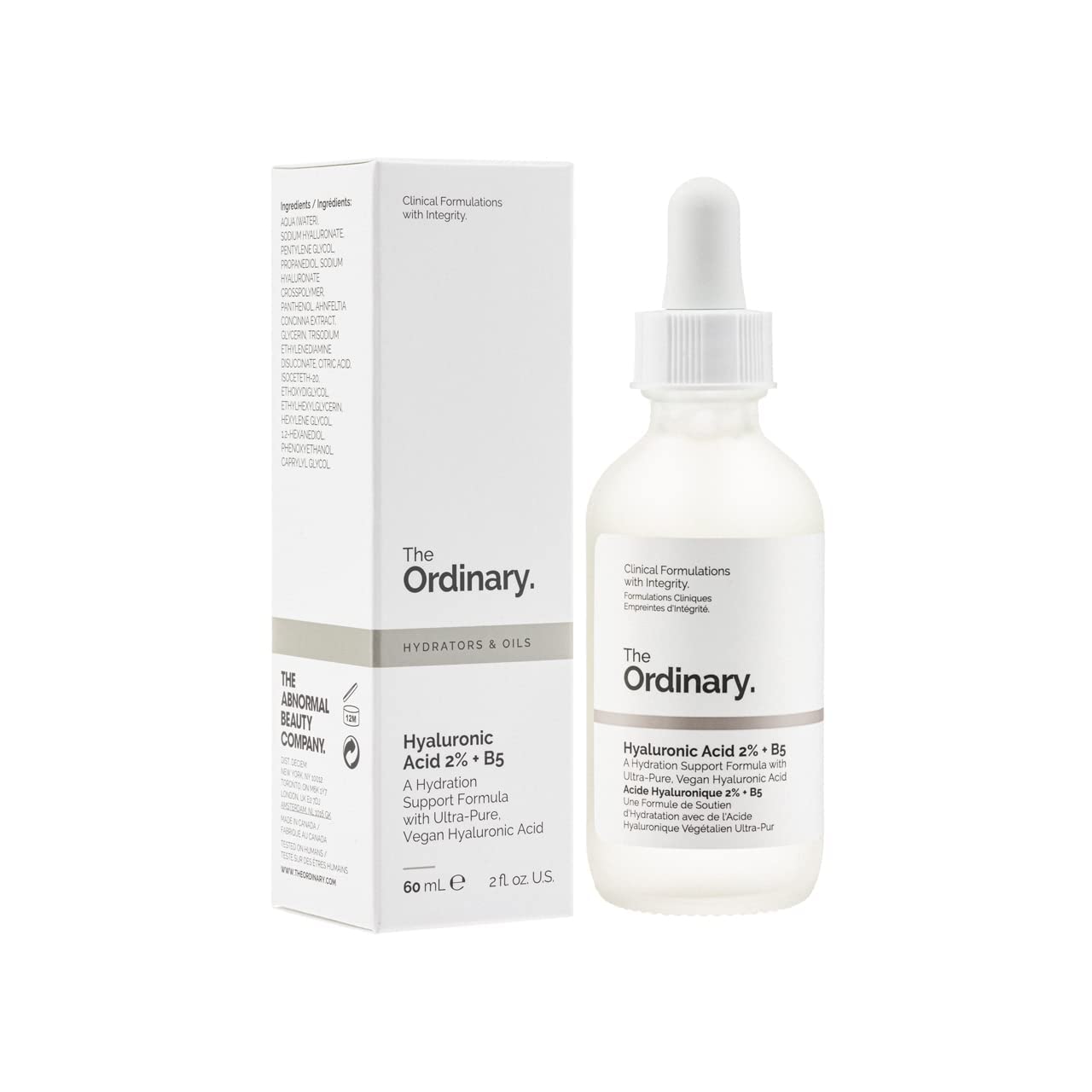 The Ordinary Hyaluronic Acid 2% + B5 Hydrating Serum 2 oz/ 60 mL