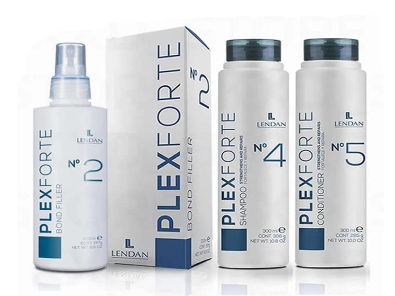 Lendan Plex Forte Start Kit - No. 2 + No. 4 300ml + No. 5 300ml / 10.8 Fl Oz., 3 Items