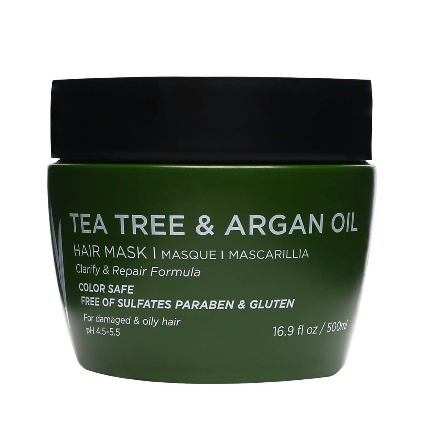 Luseta Tea Tree Oil Hair Mask 16.9 oz Hydrating & Moisturizing Treatment Soothing for Itchy Scalps and Dandruff