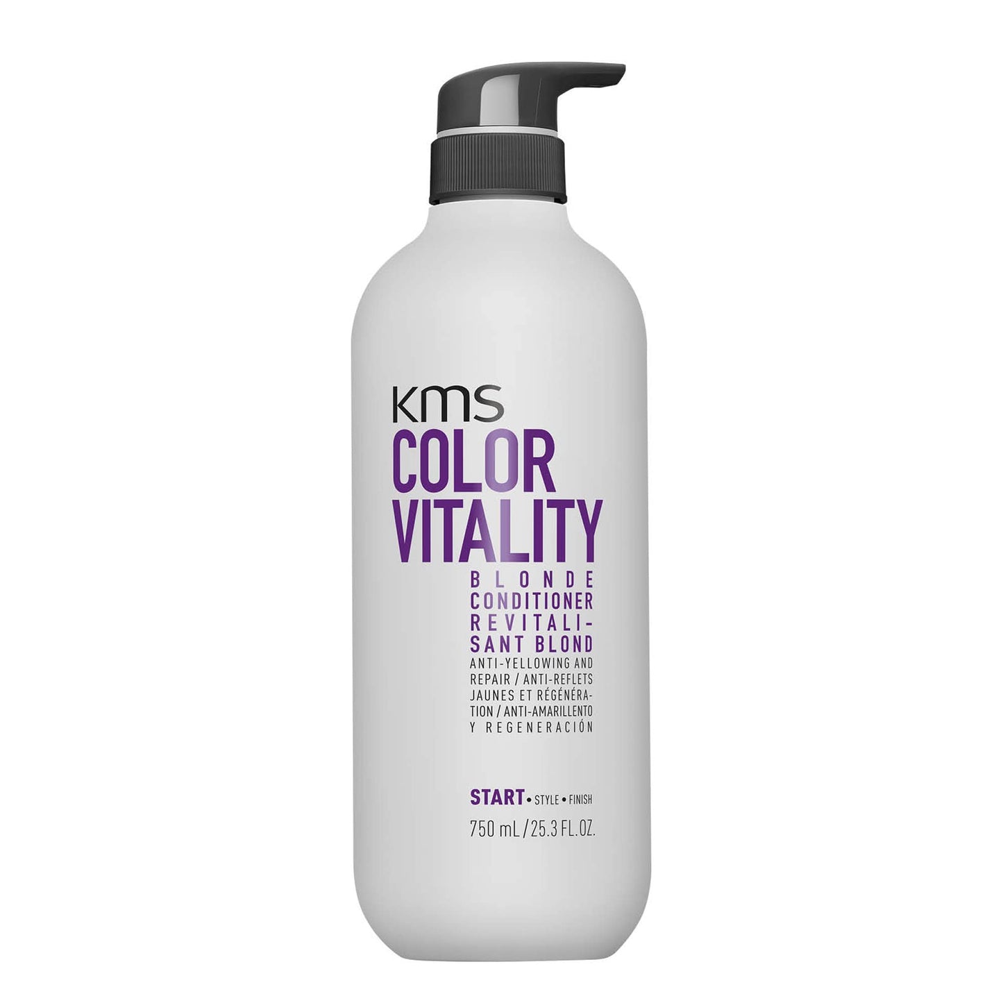 KMS COLORVITALITY Blonde Illuminating Purple Conditioner, 25.3 oz