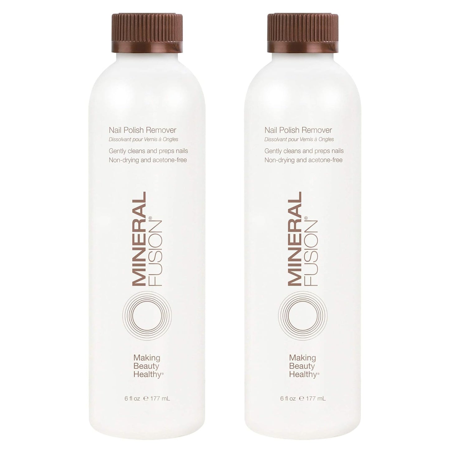 Mineral Fusion Nail Polish Remover, 6 fl oz, 2 count