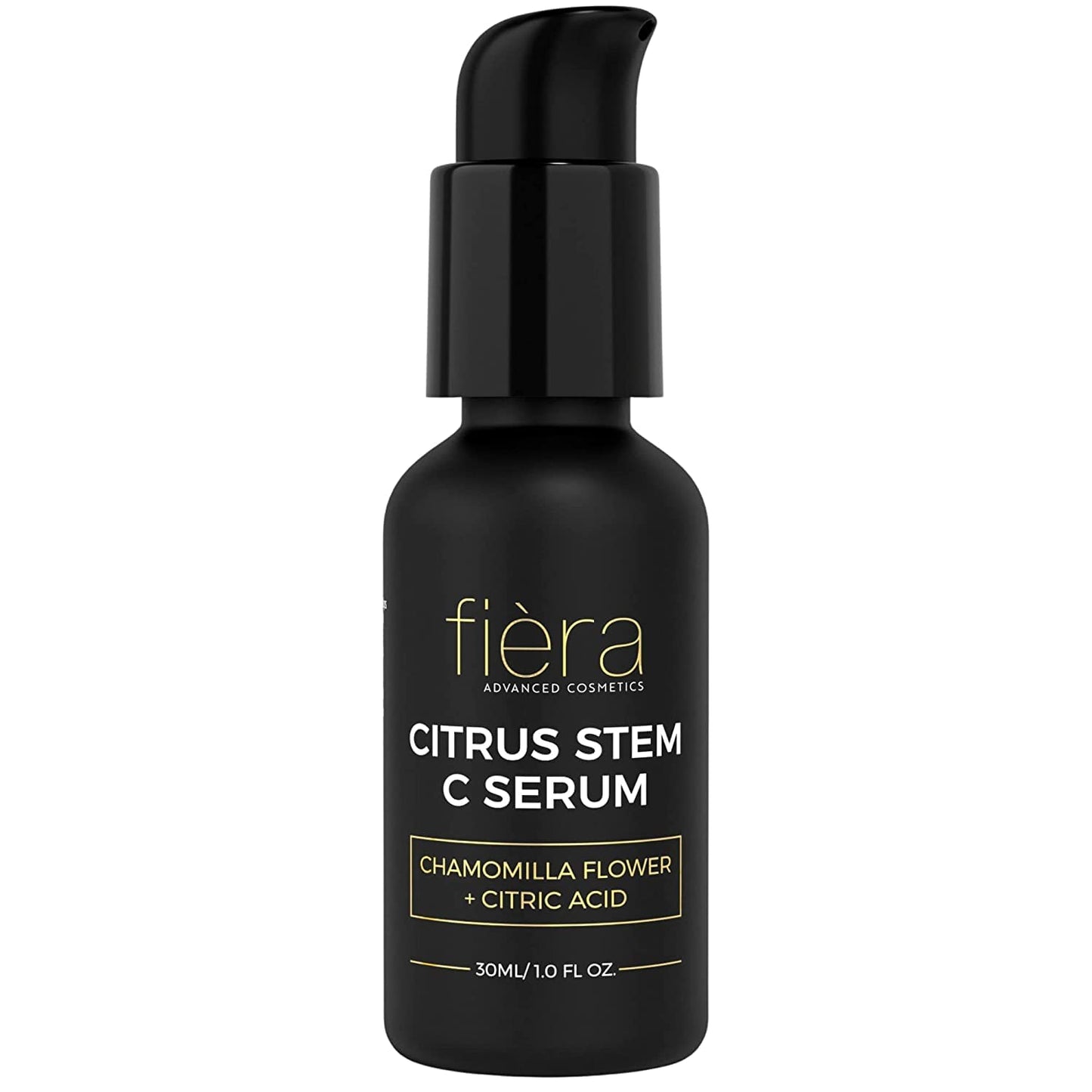 Fi�ra Vitamin C Serum, Hyaluronic Acid and Citrus Stem Cells - Anti Aging Serum for Brightening, Firming, and Hydrating Face & Eye Area - 1 FL. OZ. / 30 ML
