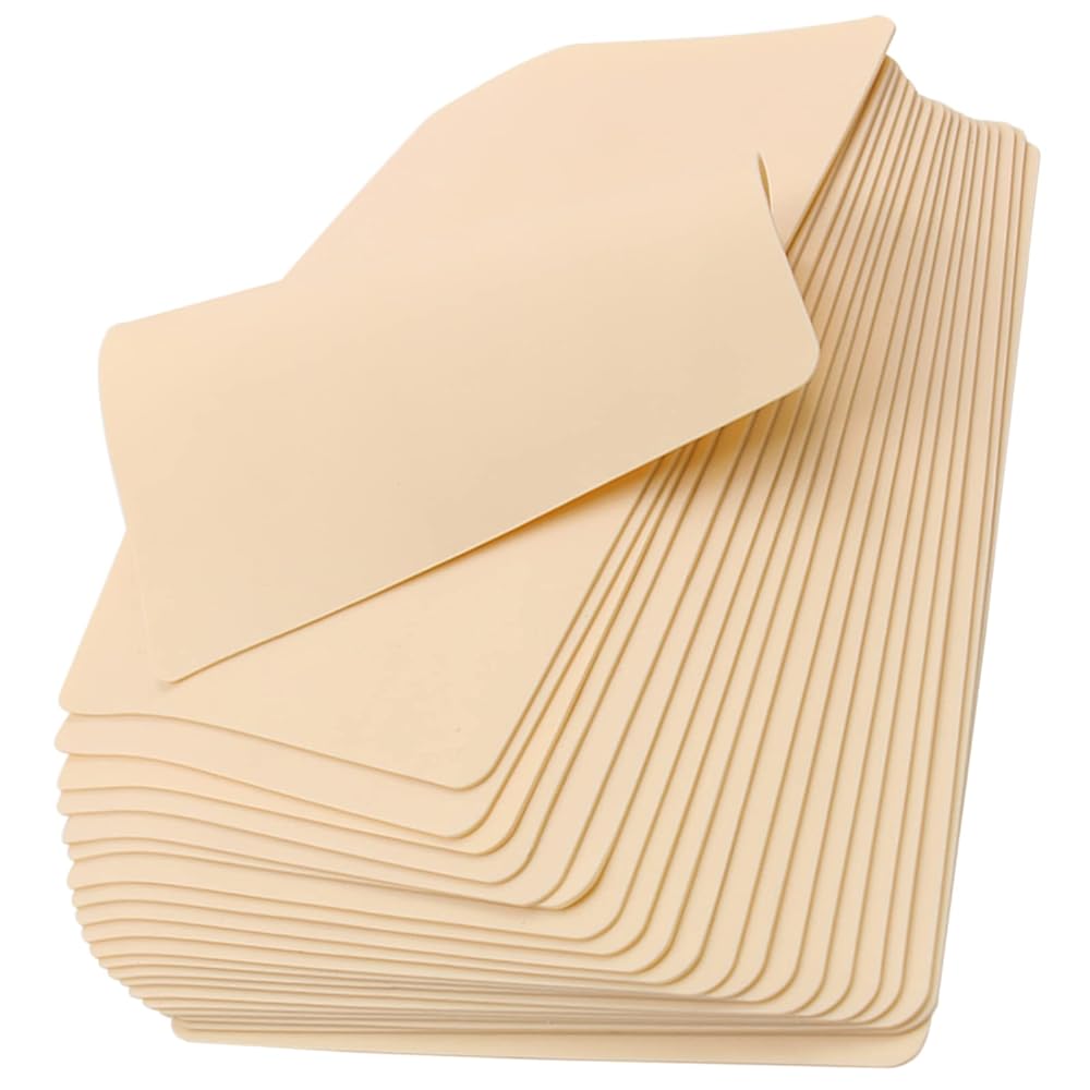 Blank Tattoo Practice Skin - Romlon 20Pcs Tattoo Skin Practice 8'' x 6'' Double Sides Tattoo Skin Microblading Eyebrow Fake Skin for Tattoo for Beginners and Experienced Artists Tattoo SuppliesÉ