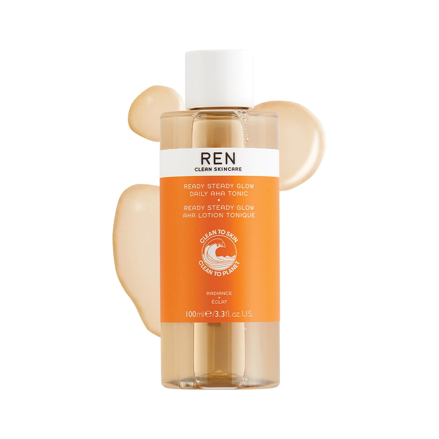 REN Clean Skincare AHA BHA Liquid Exfoliant for Face - Salicylic Acid & Lactic Acid Exfoliator with Azelaic Acid Precursors, Brightening Exfoliating Toner for Blemish-Prone Skin, Visibly Tighten Pores