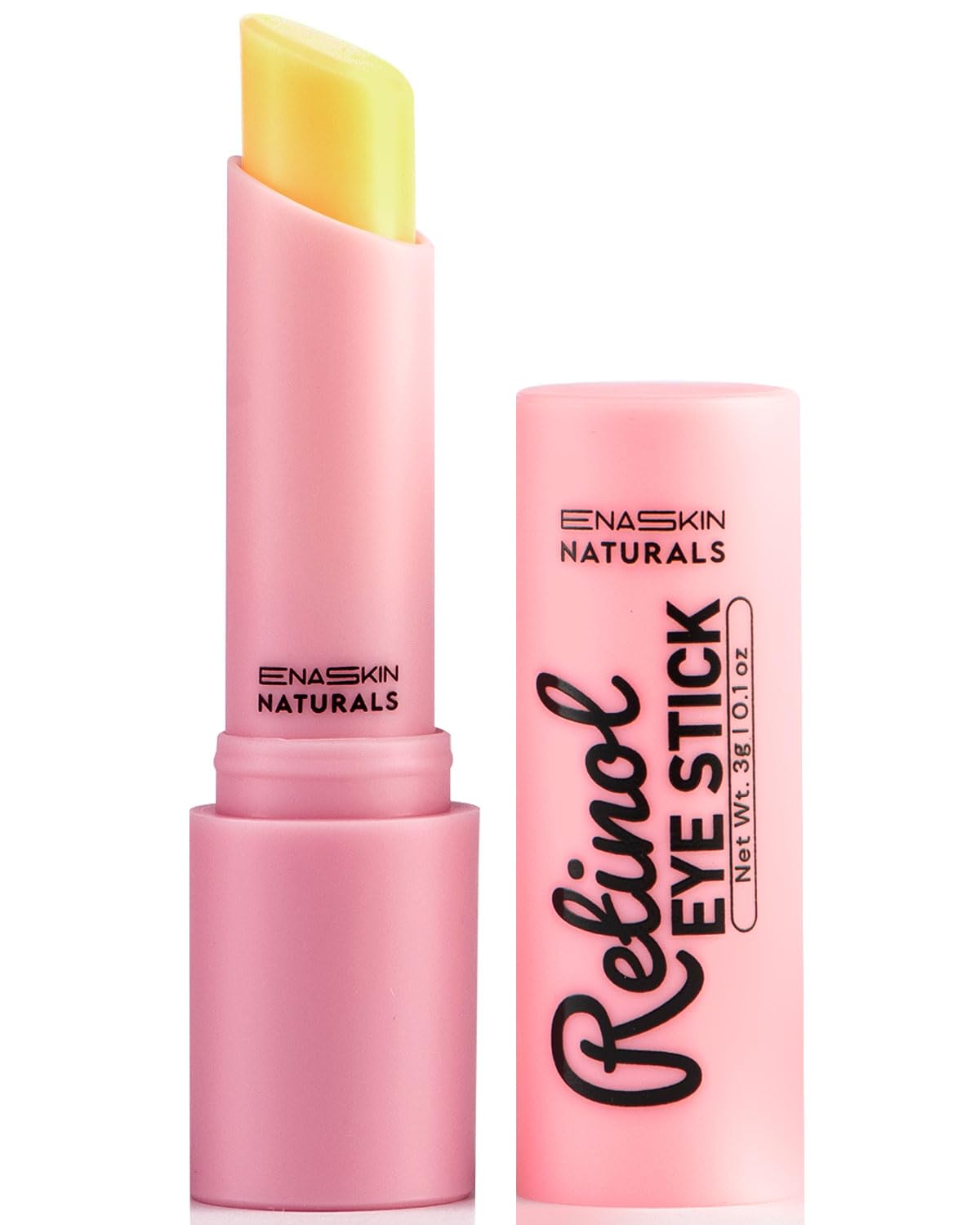 Retinol Eye Stick for Anti Aging, Eye Cream Tightener with Hydrating Collagen, Eye Balm for Fine Lines, Wrinkles and Puffiness Brightening Dark Circles for Women - Visible Results in 3-4 Weeks