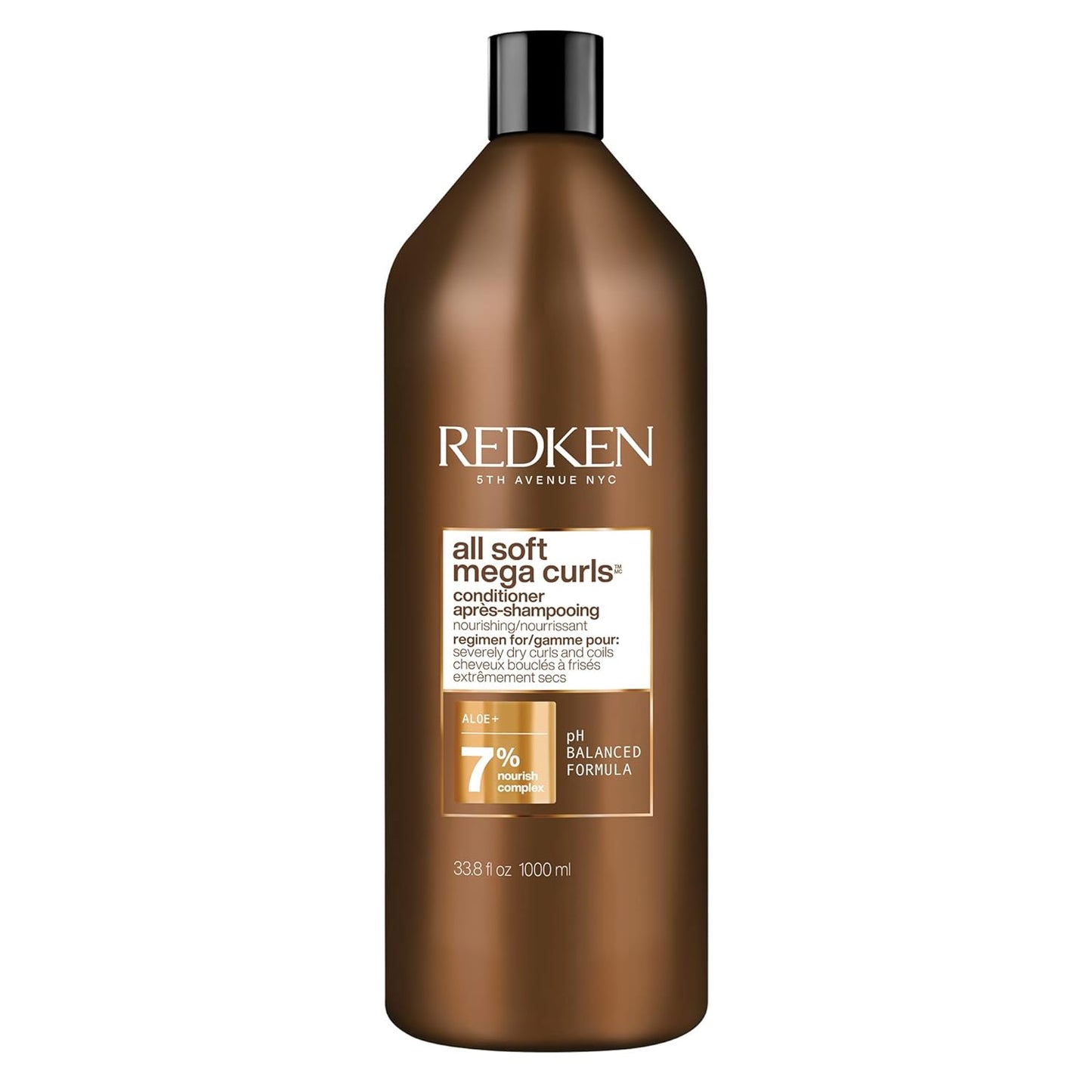 Redken All Soft Mega Curls Conditioner | For Extremely Dry Hair | For Curly & Coily Hair | Nourishes & Softens Severely Dry Hair | With Aloe Vera