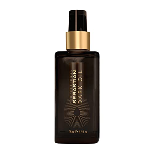 Sebastian Professional Dark Oil Lightweight Hair Oil, Infused with Jojoba Oil and Argan Oil, 3.2 oz