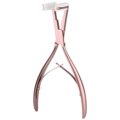 EHDIS Tape in Hair Extensions Pliers Stainless Steel Flat Surface Extensions Tape Sealing Clamp Pliers Tool