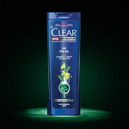 CLEAR ANTI DANDRUFF 24H FRESH WITH LEMON AND MINT EXTRACTS 400ML (3X400ML/13.53OZ)