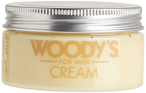 Woody's Styling Cream for Men, Flexible Styling Cream, Controls Curly and Wavy Hair, 3.4 oz. 2-Pack