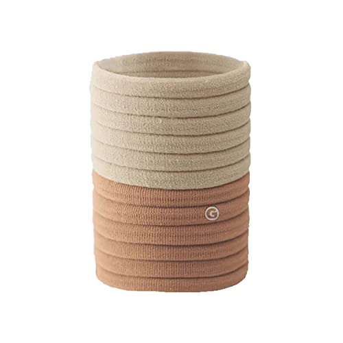 Gimme Beauty - Extra Fine Hair Ties - Blondie - Seamless, No Break Microfiber Elastic Hair Ties - Firm Yet Gentle Hair Accessories with All Day Hold + No Snagging, Dents, or Breakage (12 Count)