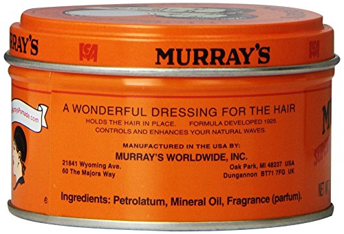 Murray's Superior Hair Dressing Pomade, 3 Ounce (Pack of 4)