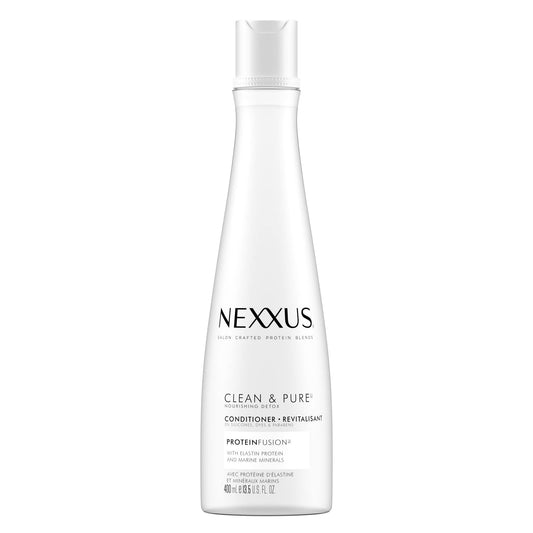 Nexxus Clean and Pure Conditioner Nourished Hair Care, With ProteinFusion, Silicone, Dye, and Paraben Free 13.5 oz