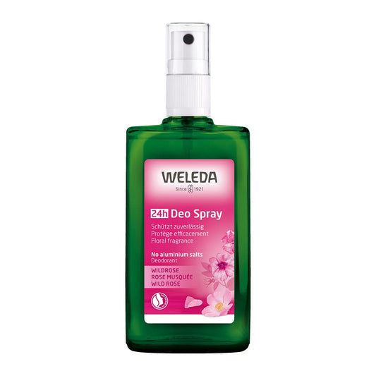 Weleda Wild Rose 24h Deodorant Spray, 3.4 Ounce