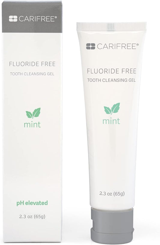 CariFree Fluoride Free Gel (Mint): Nano Hydroxyapatite | Neutralizes pH | Freshens Breath and Moistens Mouth | Dentist Recommended for Oral Care