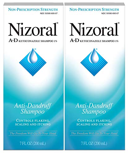 Nizoral A- D Anti-Dandruff Shampoo Value Pack, Blue, Fresh, 7 Fl Oz (Pack of 2)