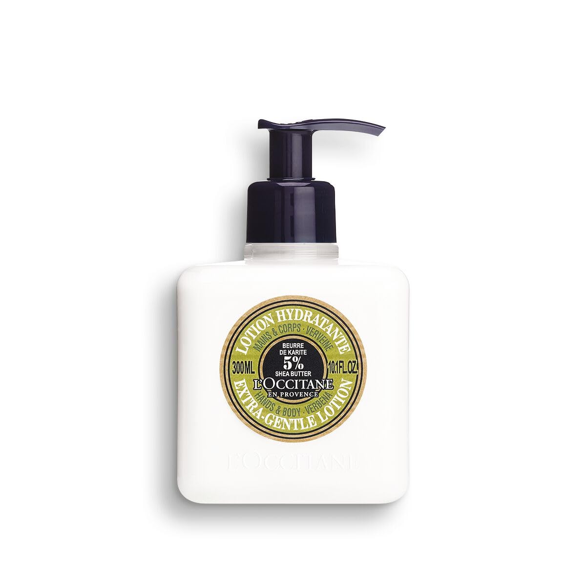 L'Occitane Verbena Shea Butter Hands & Body Extra-Gentle Moisturizing Lotion, 10.1 Fl Oz: Organic Verbena Extract, Refreshing Scent, Softening, Vegan
