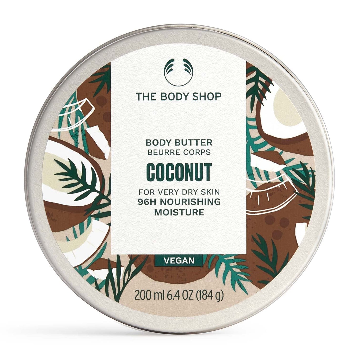 The Body Shop Coconut Body Butter Ð Nourishing & Moisturizing Skincare for Very Dry Skin Ð Vegan Ð 6.75 oz