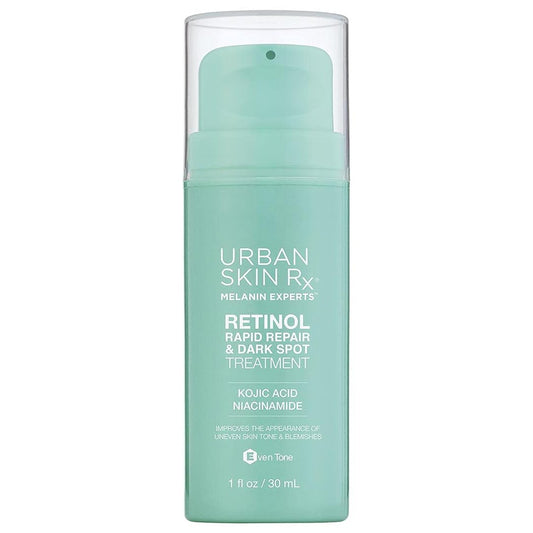 USRx¨ Retinol Rapid Repair and Dark Spot Treatment, Fast-Absorbing, Targets Fine Lines, Hyperpigmentation, and Blemishes, Fragrance-Free with Retinol, Squalane, Niacinamide and Kojic Acid, 1.0 Fl Oz