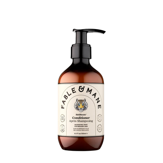 Fable and Mane Holiroots Hair Conditioner for Women, Moisturizing Conditioner for Damaged Hair, Hydrating Conditioner for Dry Hair with Turmeric - Genuine Fable and Mane Conditioner 8.5 FL oz