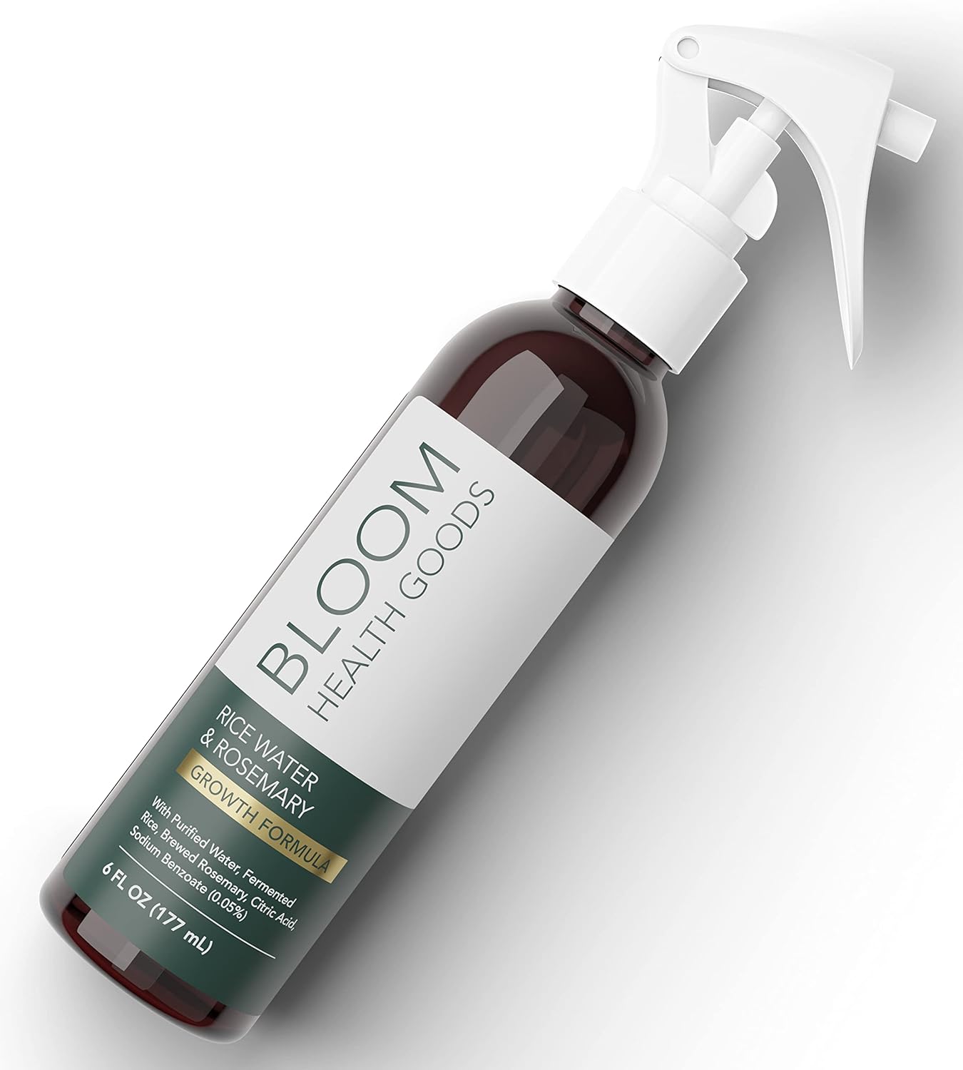 Bloom Health Goods Ð Rice Water & Brewed Rosemary Spray Ð Hair & Skin Serum Ð Strengthen, Moisturize & Thicken Naturally Ð for Dry, Oily, Flaky, Thinning, Damaged Hair Types