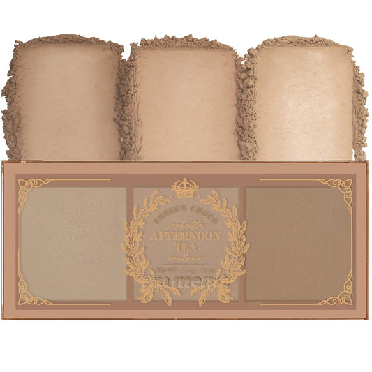 I'm Meme Palette - Afternoon Tea Contour | Frozen Choco, Bronzer Palette for Face & Cheeks, Matte Powder Bronzer, Natural Makeup, Buildable Coverage, Light to Medium, For Cool Tone Skin, 0.4oz