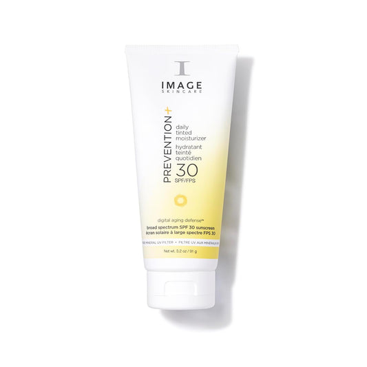 IMAGE Skincare PREVENTION+ Daily Tinted Moisturizer SPF 30 Sunscreen, No White Cast, 3.2oz