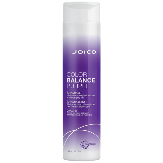 Joico Color Balance Purple Shampoo | For Cool Blonde or Gray Hair | Eliminate Brassy Yellow Tones | Boost Color Vibrancy & Shine | UV Protection | With Rosehip Oil & Green Tea Extract