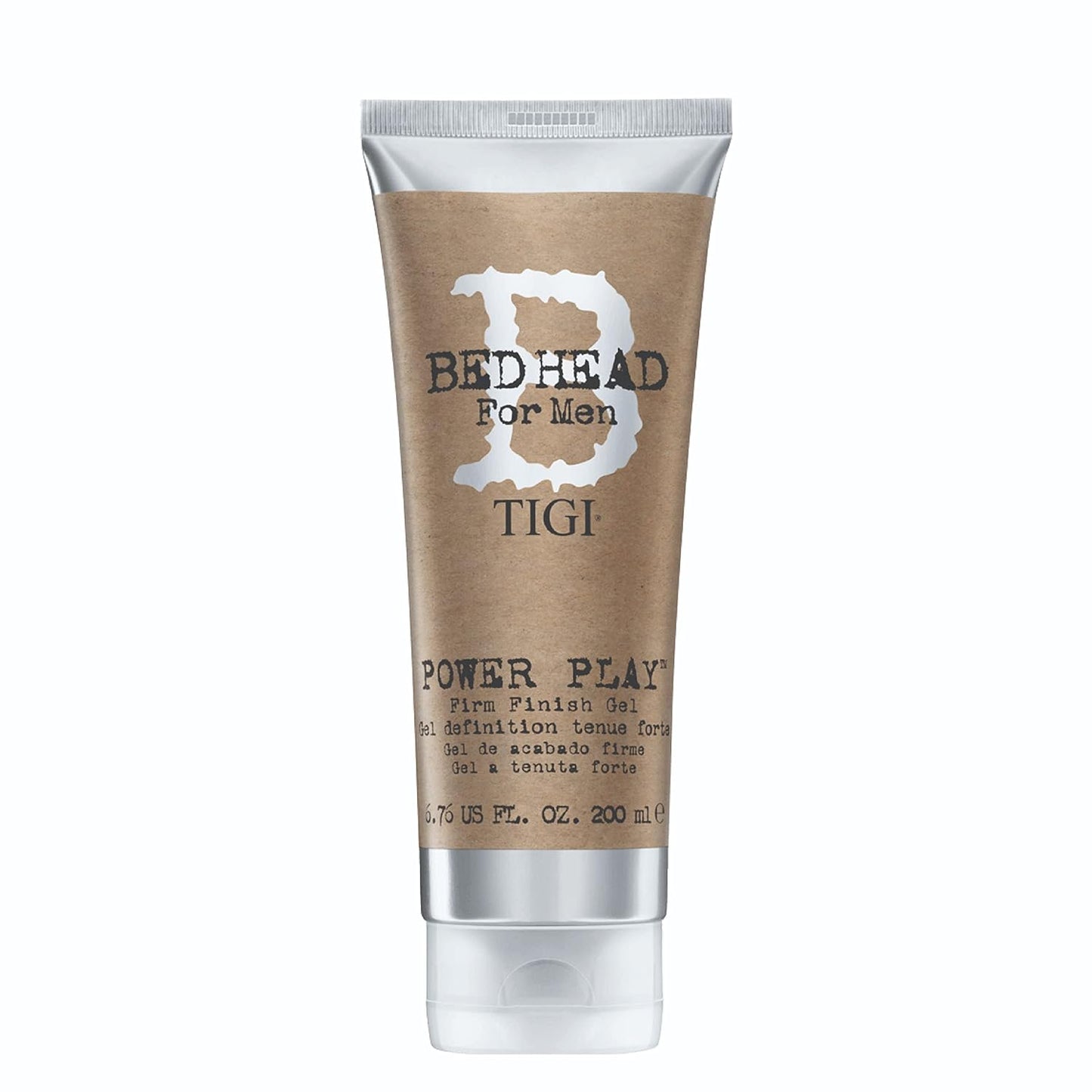 Bed Head for Men by TIGI Power Play Firm Finish Gel 6.76 Oz (Pack of 2)