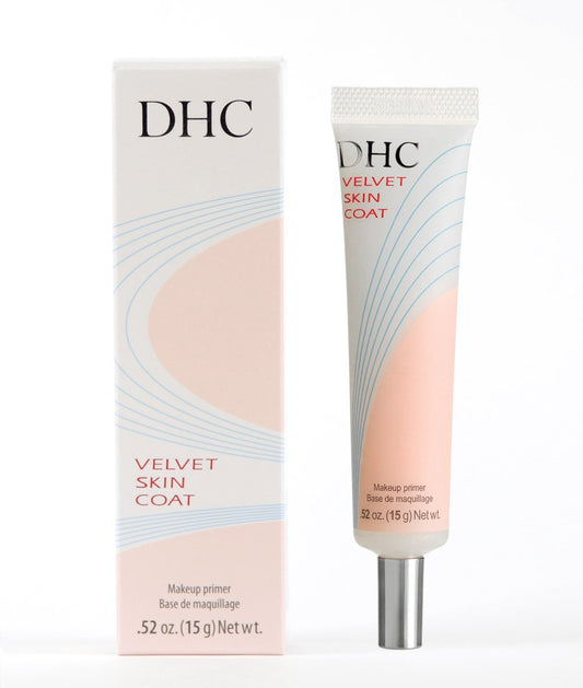 DHC Velvet Skin Coat, Mattifying Makeup Primer, Powder-Gel Formula, Minimizes look of pores, fine lines, and Imperfections, All skin types, Fragrance and Colorant Free, 0.52 oz. Net wt