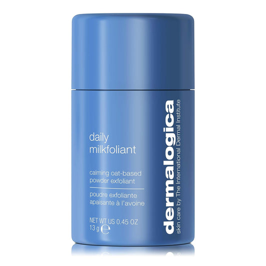 Dermalogica Daily Milkfoliant, Face Exfoliator, Powder Scrub Exfoliant with AHA and BHA - Calming, Polishing and Hydrating Skin, Oat-Based, Vegan Product
