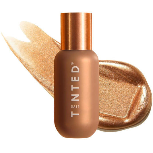 Live Tinted Hueglow Liquid Highlighter Drops: Serum-infused Highlighter for Face and Body, Hydrating Lit-from-within Glow, 1.7fl oz / 50mL