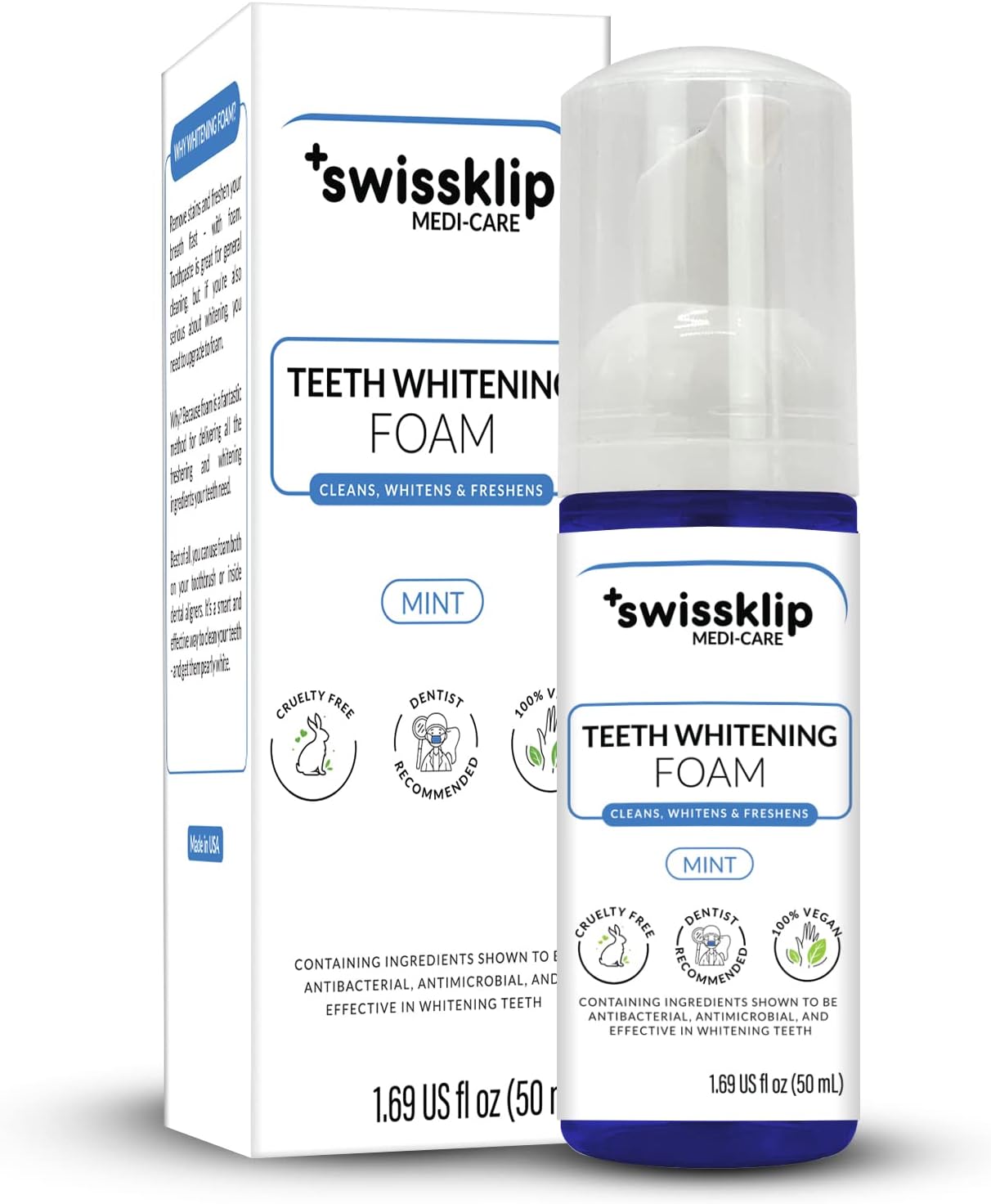 Swissklip Foam Toothpaste Also a Teeth Whitener in The Market I We Offer Best Teeth Whitening Products for Professional Teeth Whitening Kit I Best Teeth Whitener 4 U