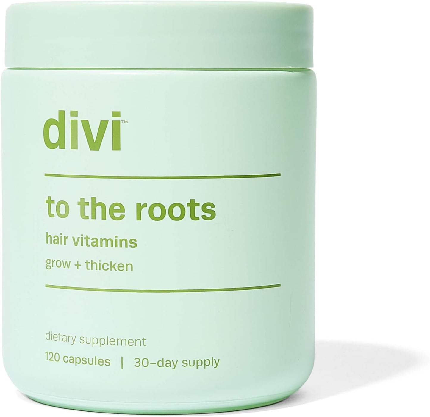 divi Hair Vitamins for Women and Men - Made with Clean and Science-Backed Ingredients to Grow + Thicken - Create a Healthy Hair Environment - 30 Day Supply, 120 Count