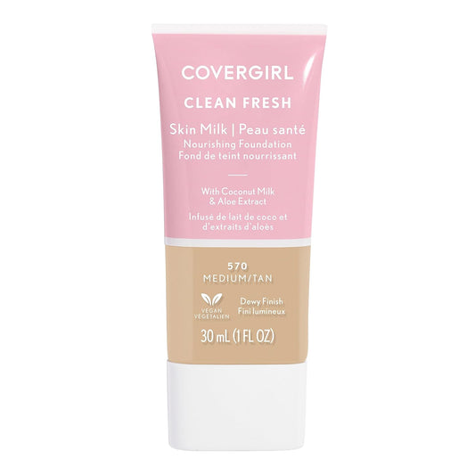 COVERGIRL, Clean Fresh Skin Milk Foundation, Medium/Tan, 1 Count