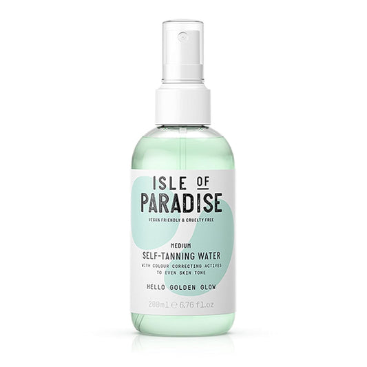 Isle of Paradise Self Tanning Water - Color Correcting Self Tan Spray, Vegan and Cruelty Free, 6.76 Fl Oz