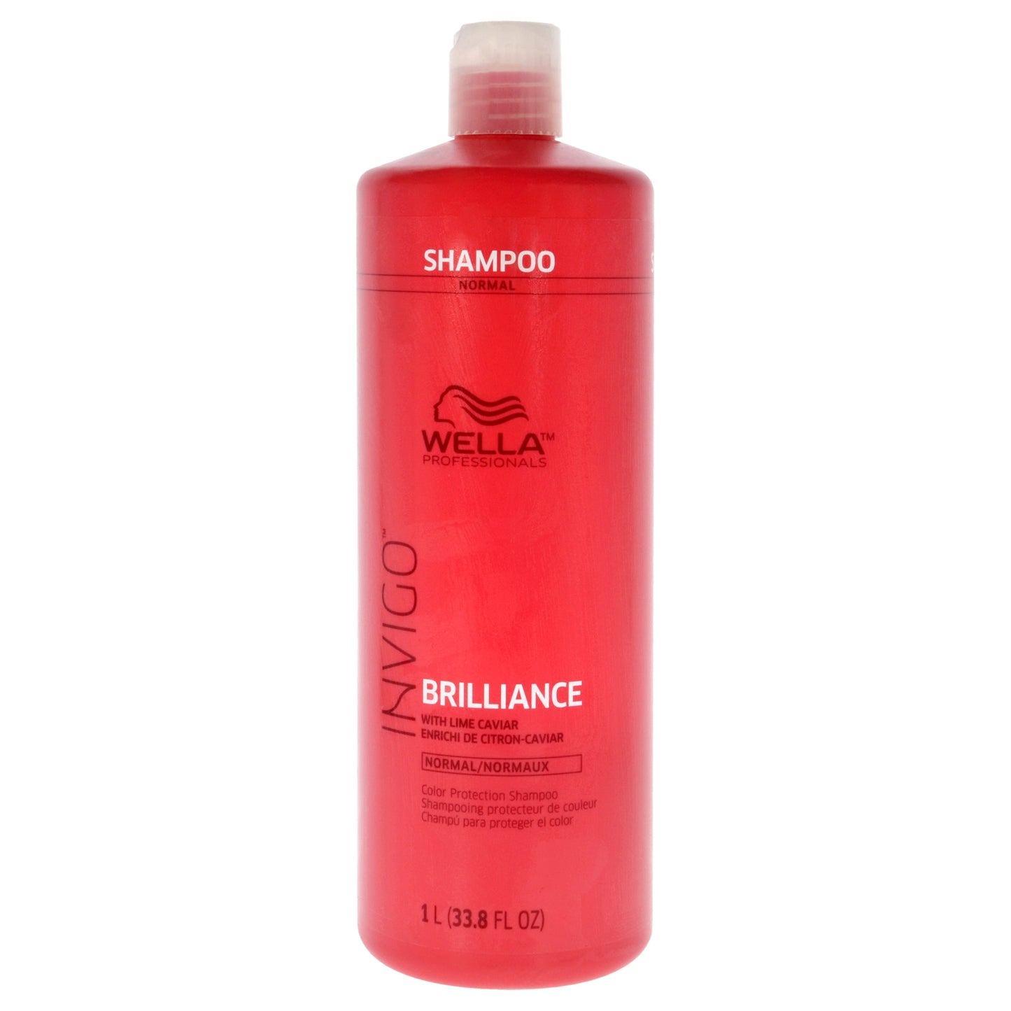 Brilliance Shampoo For Fine to Normal Colored Hair by Wella for Unisex 33.8 oz Shampoo