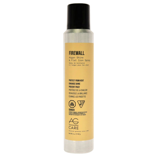 Firewall Argan Flat Iron Spray by AG Hair Cosmetics for Unisex 5 oz Hairspray