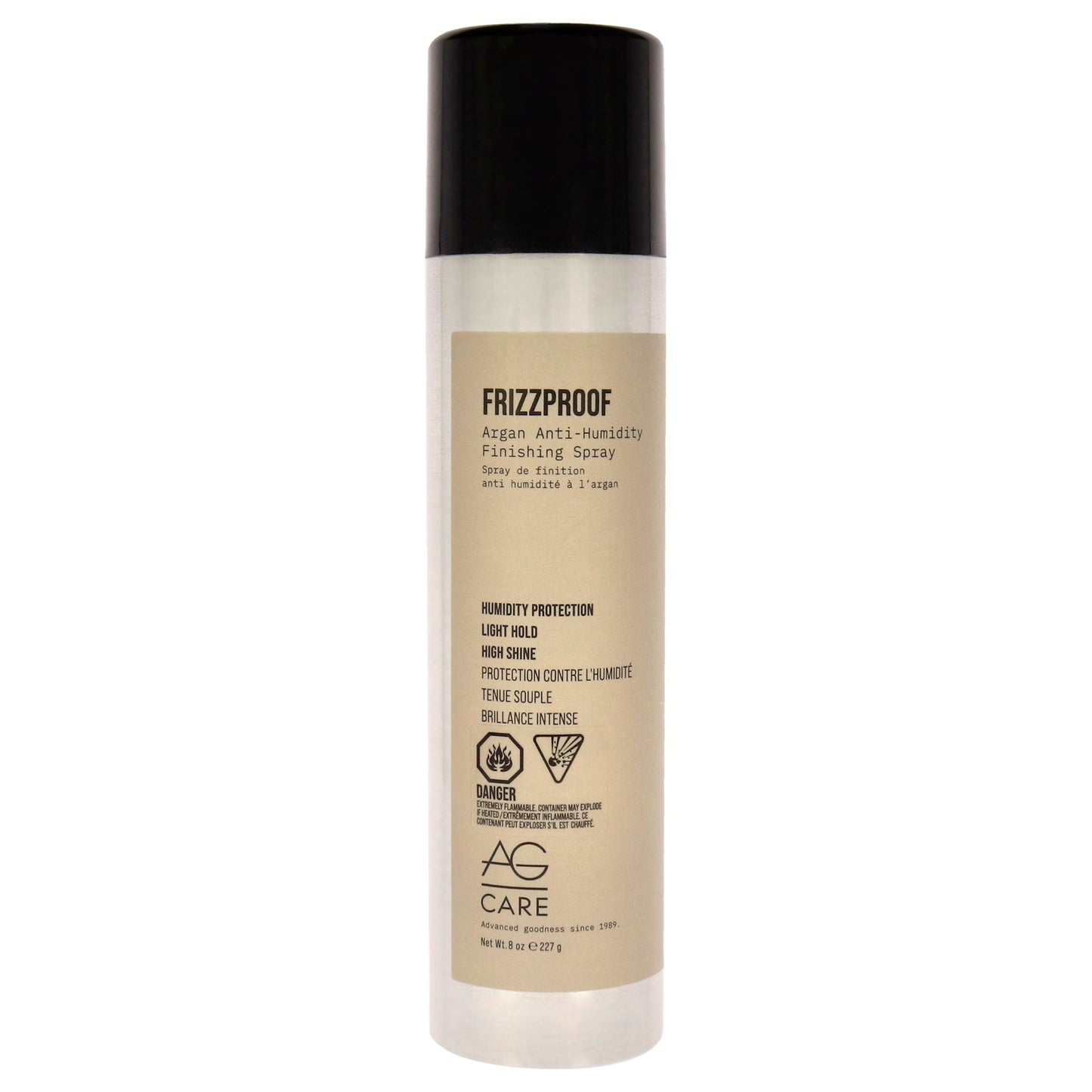 Frizzproof Argan Anti-Humidity Spray by AG Hair Cosmetics for Unisex 8 oz Hairspray