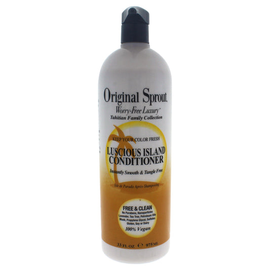 Luscious Island Conditioner by Original Sprout for Unisex 33 oz Conditioner