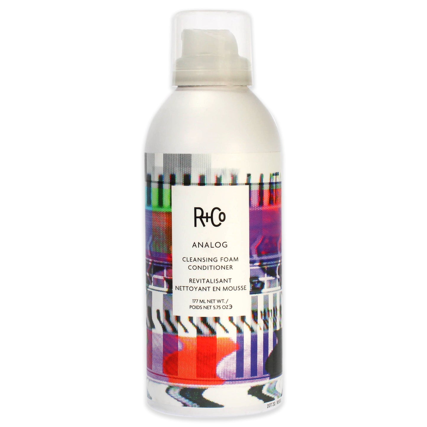 Analog Cleansing Foam Conditioner by R+Co for Unisex 5.75 oz Conditioner