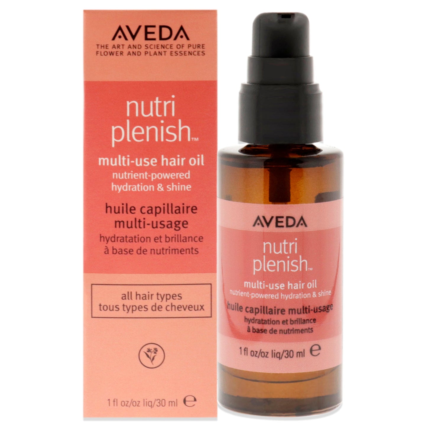 Nutriplenish Multi-Use Hair Oil by Aveda for Men - 1 oz Oil